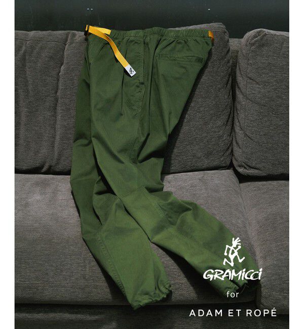 ADAM ET ROPE'「《別注》【GRAMICCI / グラミチ】NN PANTS / GARMENT DYE TIGHT FIT」|チノ|オリーブ