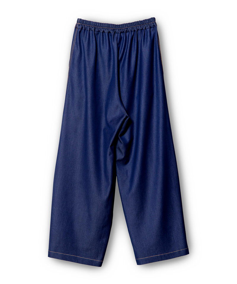  「ポリエステルデニムタックパンツ」|その他|