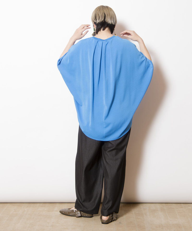  「ポリエステルデニムタックパンツ」|その他|