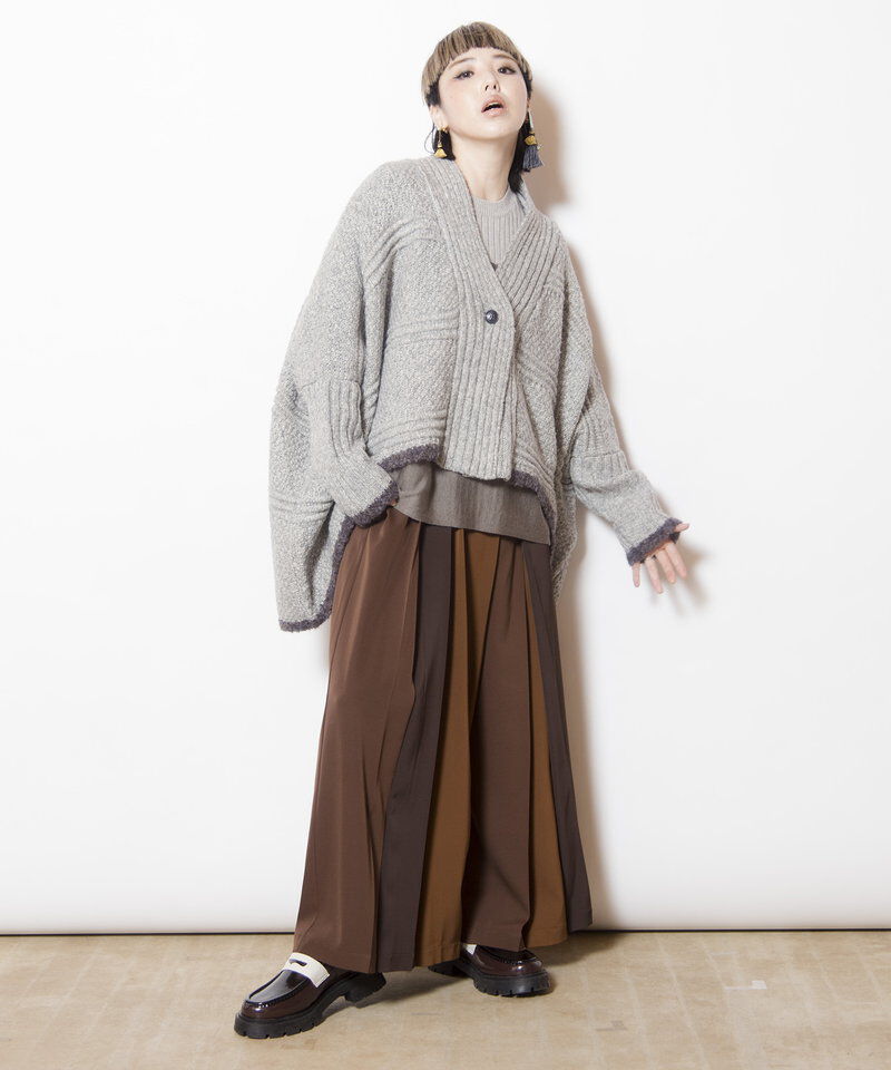  「トライカラータックパンツ」|その他|