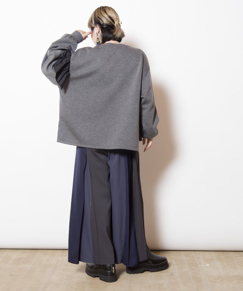  「トライカラータックパンツ」|その他|