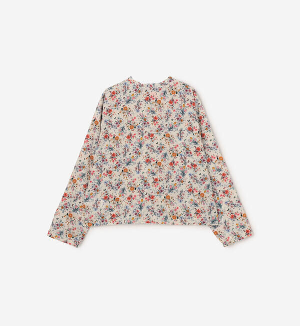  「MEYAME | フラワープリント シャツジャケット WOMEN」|シャツ・ブラウス|