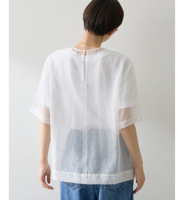  「シアーフェザーTEE」|シャツ・ブラウス|