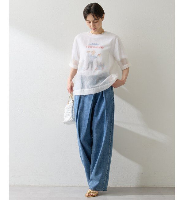  「シアーフェザーTEE」|シャツ・ブラウス|