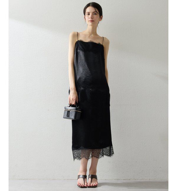  「サテンレースキャミソール」|シャツ・ブラウス|