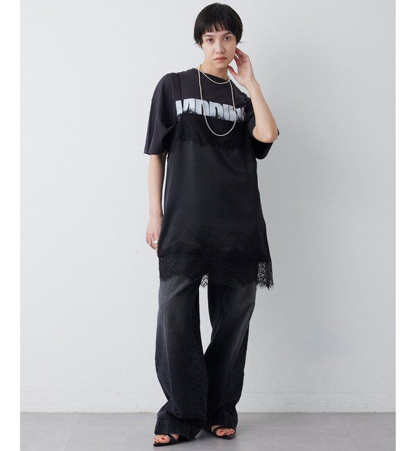  「サテンレースキャミソール」|シャツ・ブラウス|