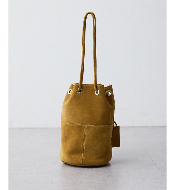  「【MARCO MASI】スエードワッペン巾着」|トートバッグ|