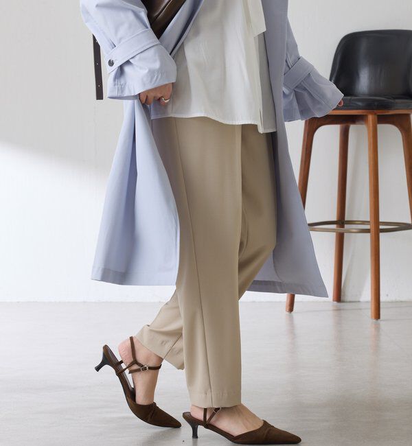  「ジャージスリムテーパードパンツ/セレモニー」|チノ|