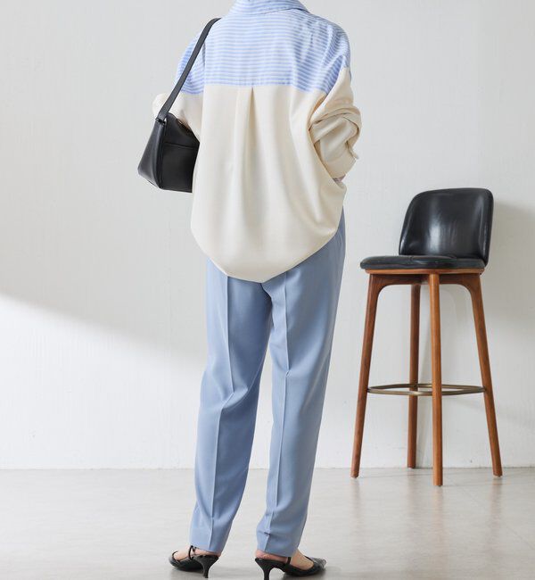  「ジャージスリムテーパードパンツ/セレモニー」|チノ|