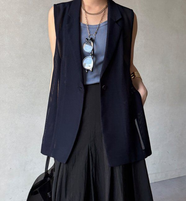  「【WEB限定】メッシュジレ」|ベスト・ジレ|