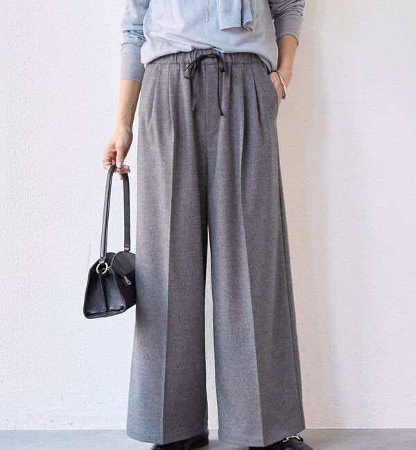  「【MYSELFbyRD（マイセルフバイリヴドロワ）】RELAX SLACKS」|その他|チャコールグレー