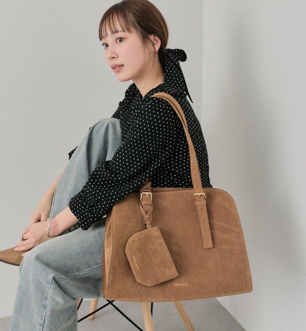  「【@sktnnm企画】ステッチラインボストンBAG」|トートバッグ|ベージュ