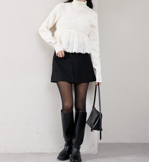  「フェザーフリンジ キャミビスチェ」|シャツ・ブラウス|