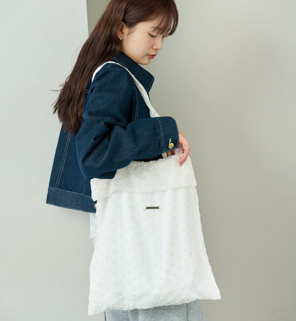  「ドットフラワートートBAG」|トートバッグ|