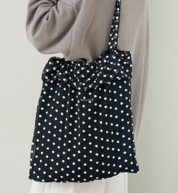  「ドットフラワートートBAG」|トートバッグ|