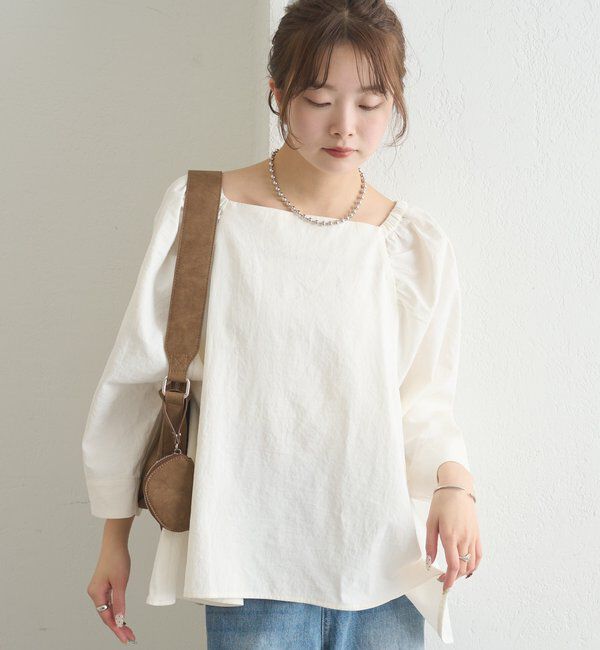  「チョーカーリボンパフブラウス」|シャツ・ブラウス|