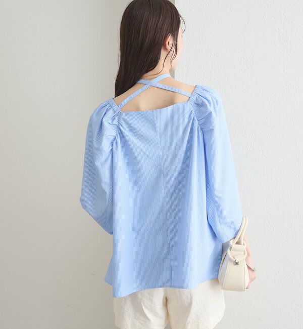  「チョーカーリボンパフブラウス」|シャツ・ブラウス|