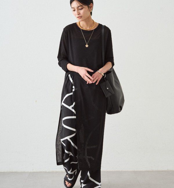  「シアーハイスリットワンピース」|ワンピース|