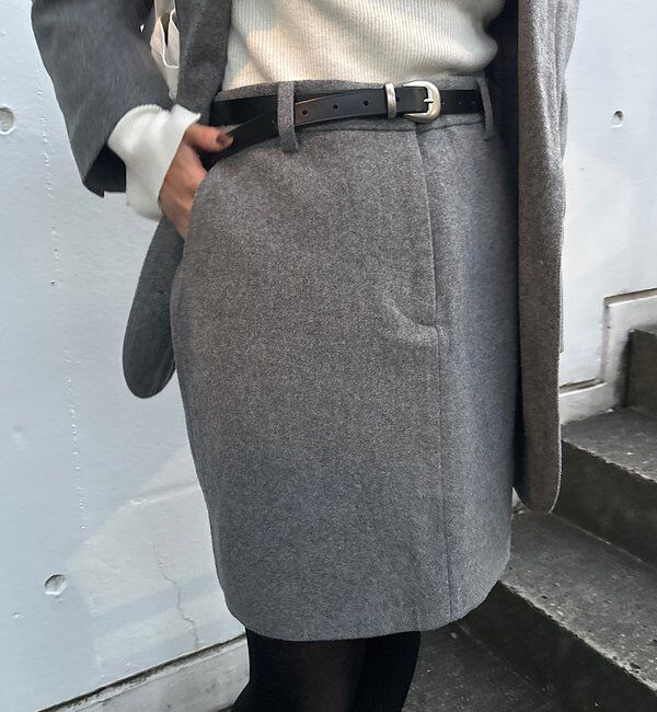  「ウールミニスカート」|スカート|