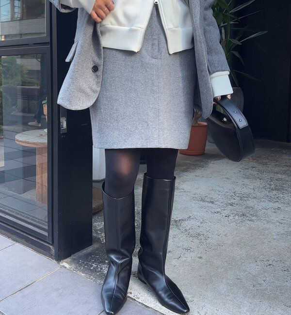  「ウールミニスカート」|スカート|