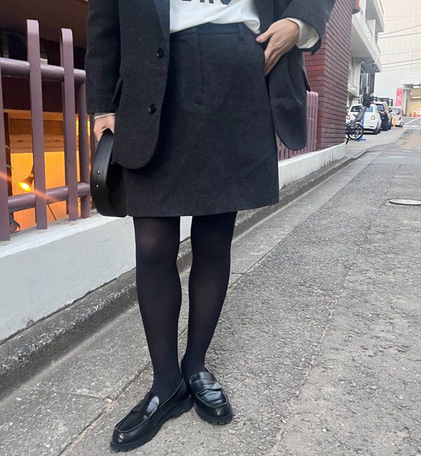  「ウールミニスカート」|スカート|