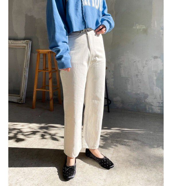 LOWRYS FARM「ＣＯＮＥ／アシメデニムパンツ」|デニム|