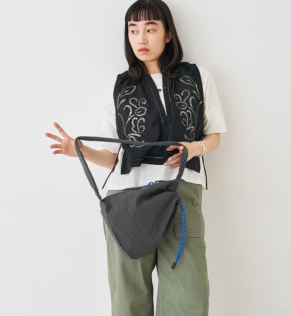 collex「【WEB限定】【EARTH MADE】撥水ナイロンパラコードボンサックバッグ」|ショルダー・メッセンジャー|