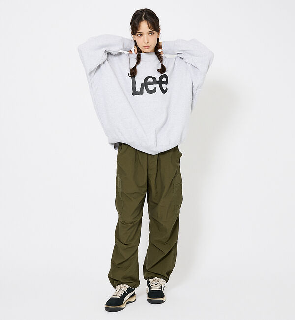 ABAHOUSE「【Lee/リー】SUPERSIZED LEE LOGO Crew /フロントロゴ」|スウェット・ジャージ|