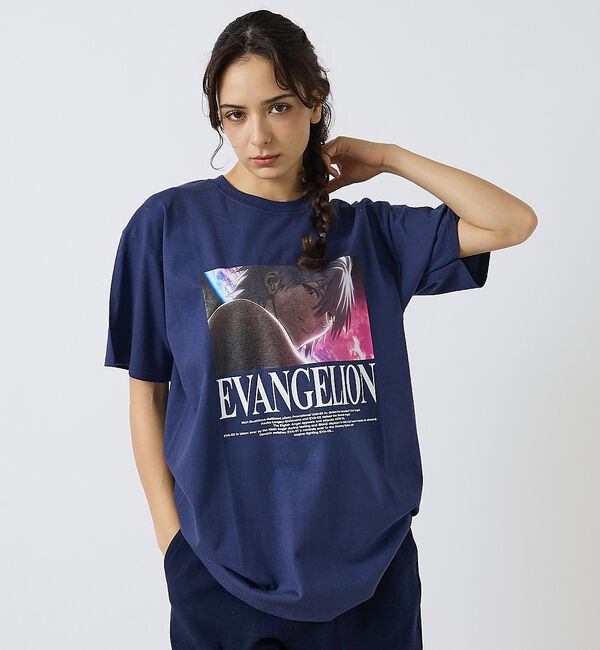 ABAHOUSE「【RADIO EVA"THE 30"】C009 EVANGELION MOVIE」|Tシャツ・カットソー|ネイビー