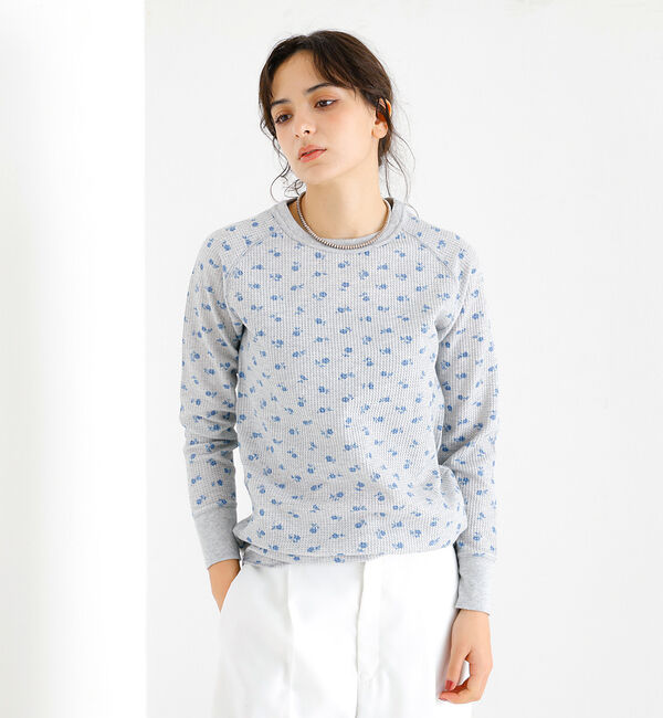 Rouge vif「【JEMORGAN / ジェーイーモーガン】ワッフルラグランロンＴ / パック入」|Tシャツ・カットソー|