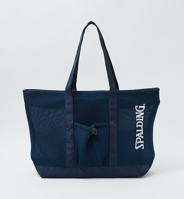 Rouge vif「【SPALDING/スポルディング】メッシュトートバッグ/80979500/ユニ」|トートバッグ|ネイビー