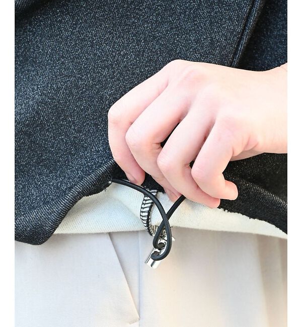 qualite「【ラフすぎない大人のスウェット】ラメスウェットプルオーバー」|スウェット・ジャージ|