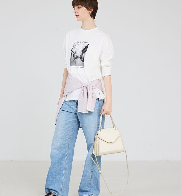 LOWELL things「Enva/レザープリント2WAYショルダー」|ショルダー・メッセンジャー|