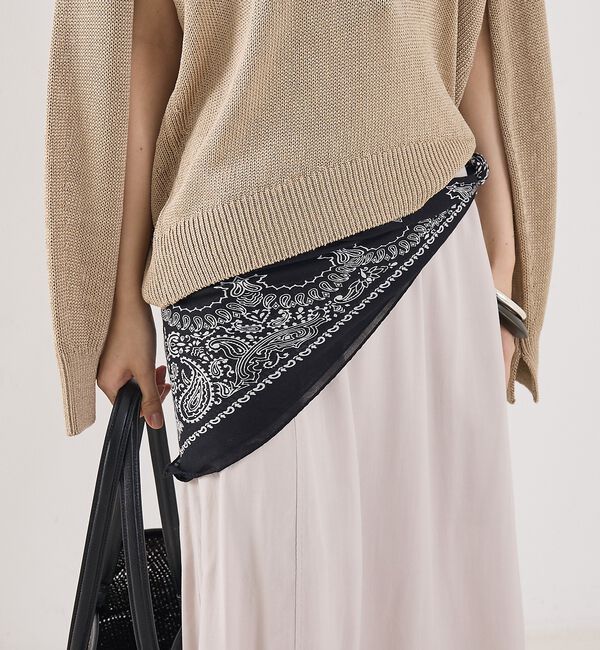 The Store by C' 「【destin】COT BANDANA CARRE／コットンバンダナ90&times;90【」|バンダナ・スカーフ|
