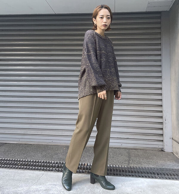 NOMINE「【展開店舗限定】ミックスヤーンボリュームスリーブニット」|ニット・セーター|