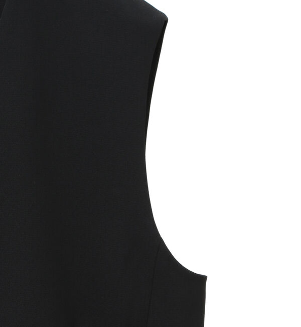 Liesse「ノーカラーVベスト（セットアップ対応）」|ベスト・ジレ|