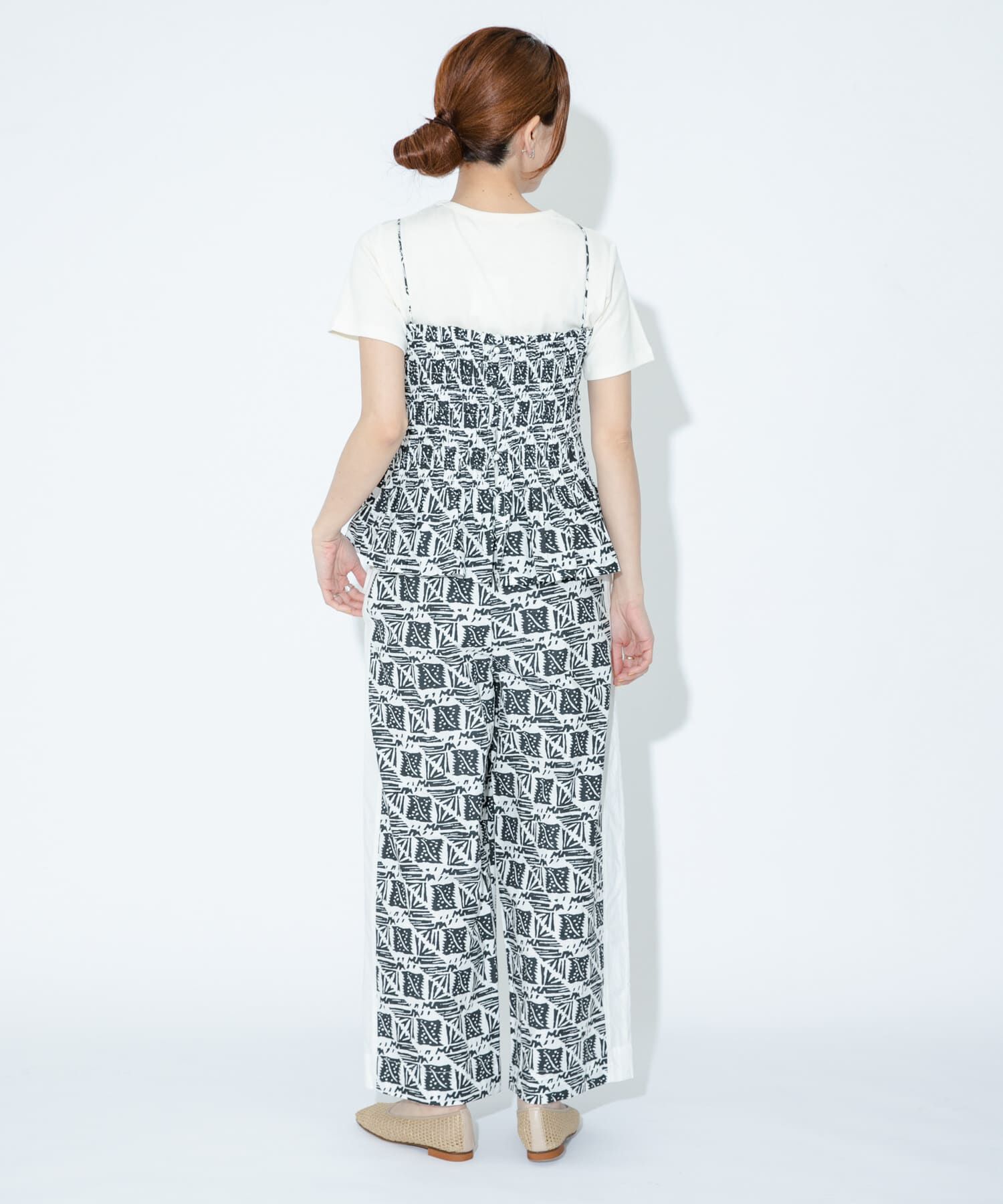 Sonny Label 「sara mallika　コットンポプリンプリントキャミ」|キャミソール|