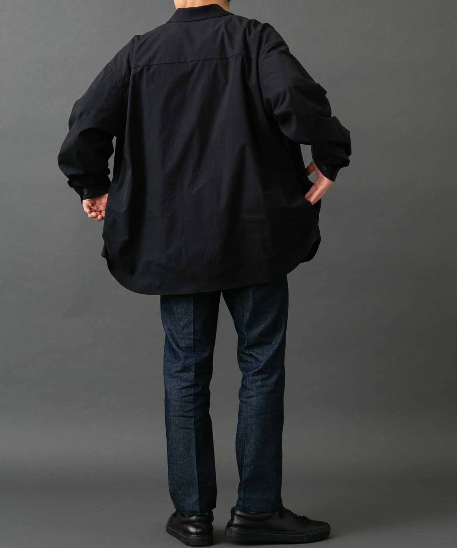 URBAN RESEARCH ROSSO「『セットアップ対応』MARUI ORIMONO　3H DryFabricストレッチシャツジャケット」|ノーカラーコート|