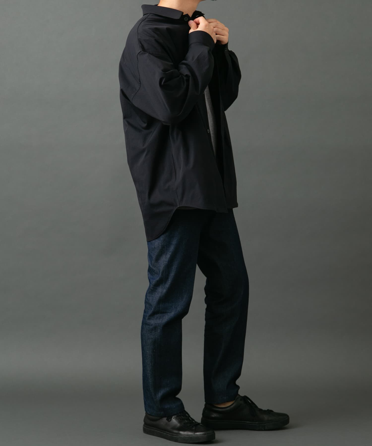 URBAN RESEARCH ROSSO「『セットアップ対応』MARUI ORIMONO　3H DryFabricストレッチシャツジャケット」|ノーカラーコート|