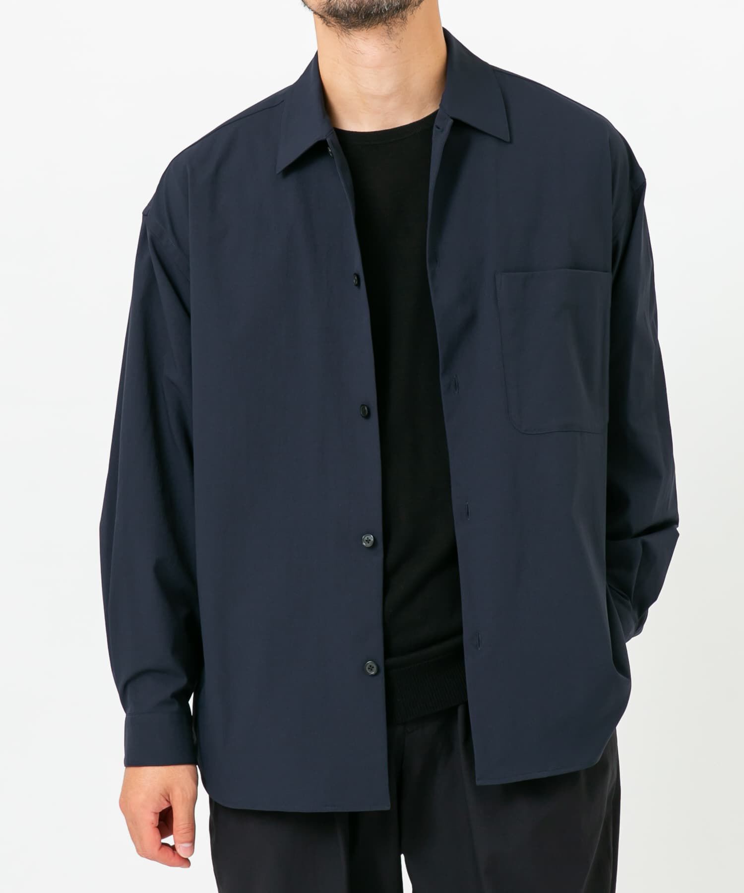 URBAN RESEARCH ROSSO「『セットアップ対応』MARUI ORIMONO　3H DryFabricストレッチシャツジャケット」|ノーカラーコート|