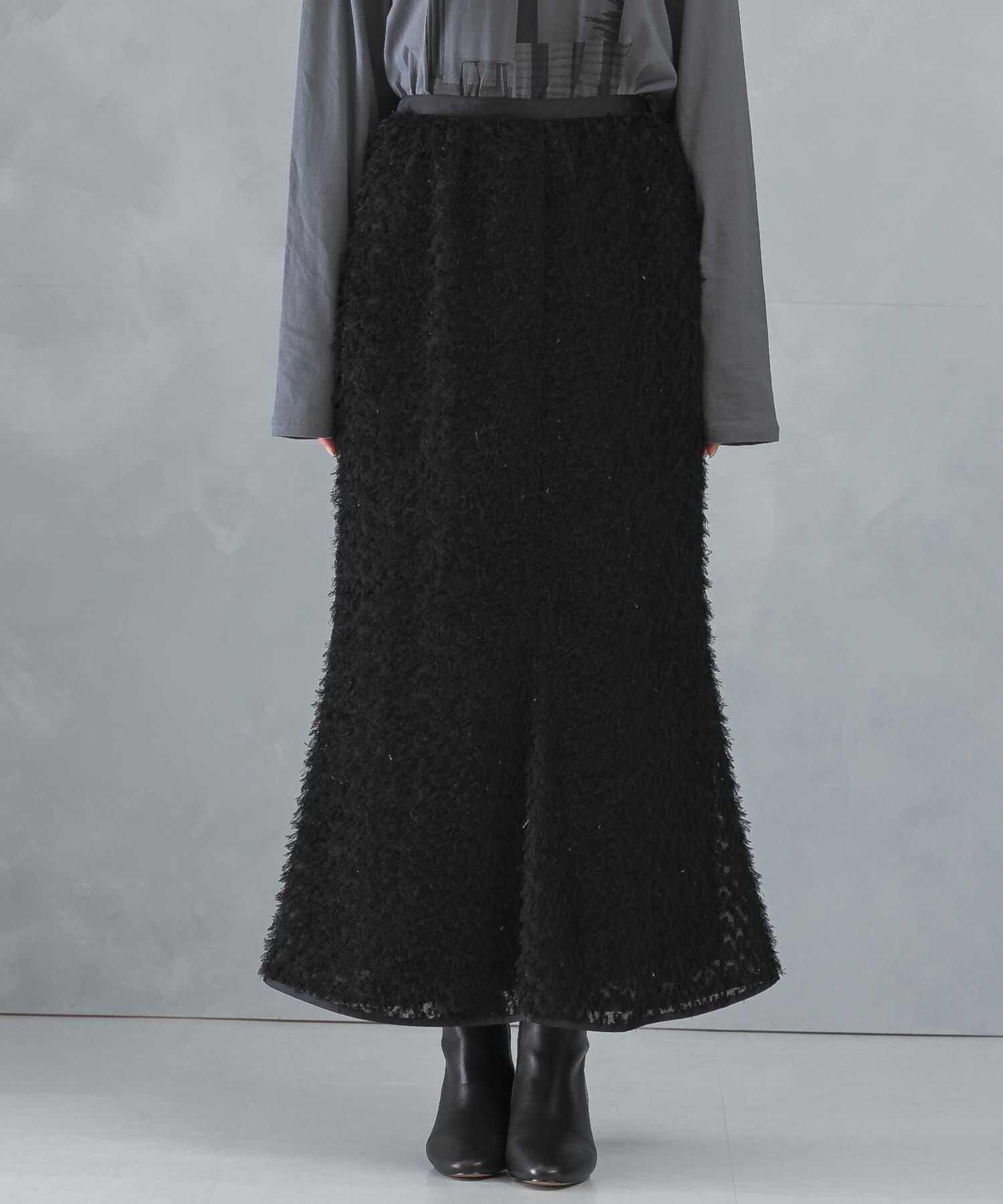 URBAN RESEARCH ROSSO「ラメカットジャガードスカート」|スカート|