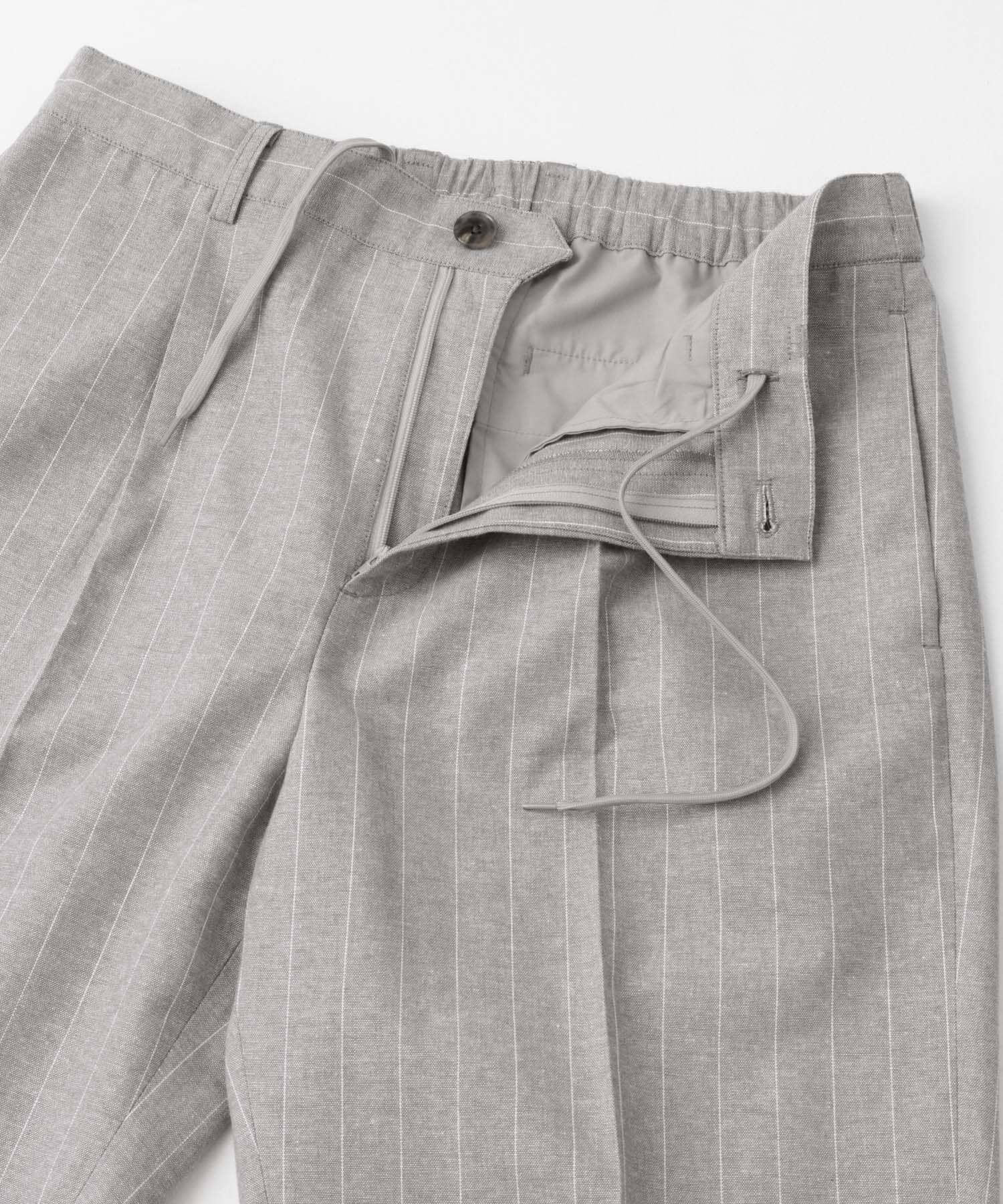 URBAN RESEARCH ROSSO「『WEB限定』綿麻ストライプリラックステーパードパンツ」|その他|