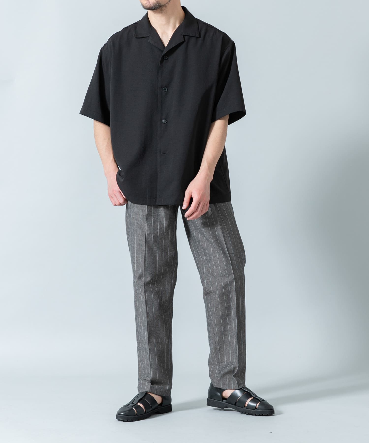 URBAN RESEARCH ROSSO「『WEB限定』綿麻ストライプリラックステーパードパンツ」|その他|