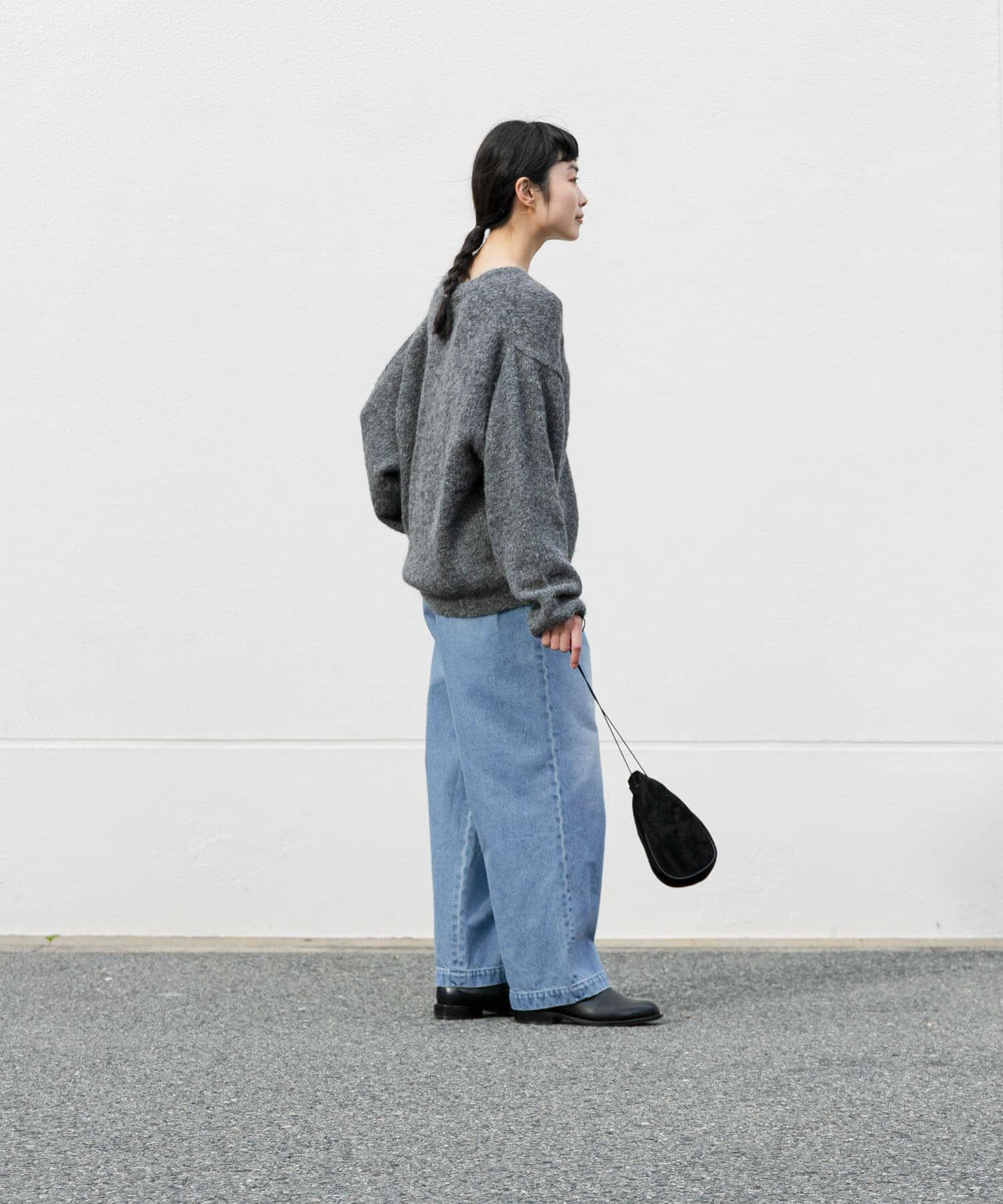 かぐれ「フェードデニムイージーパンツ」|デニム|