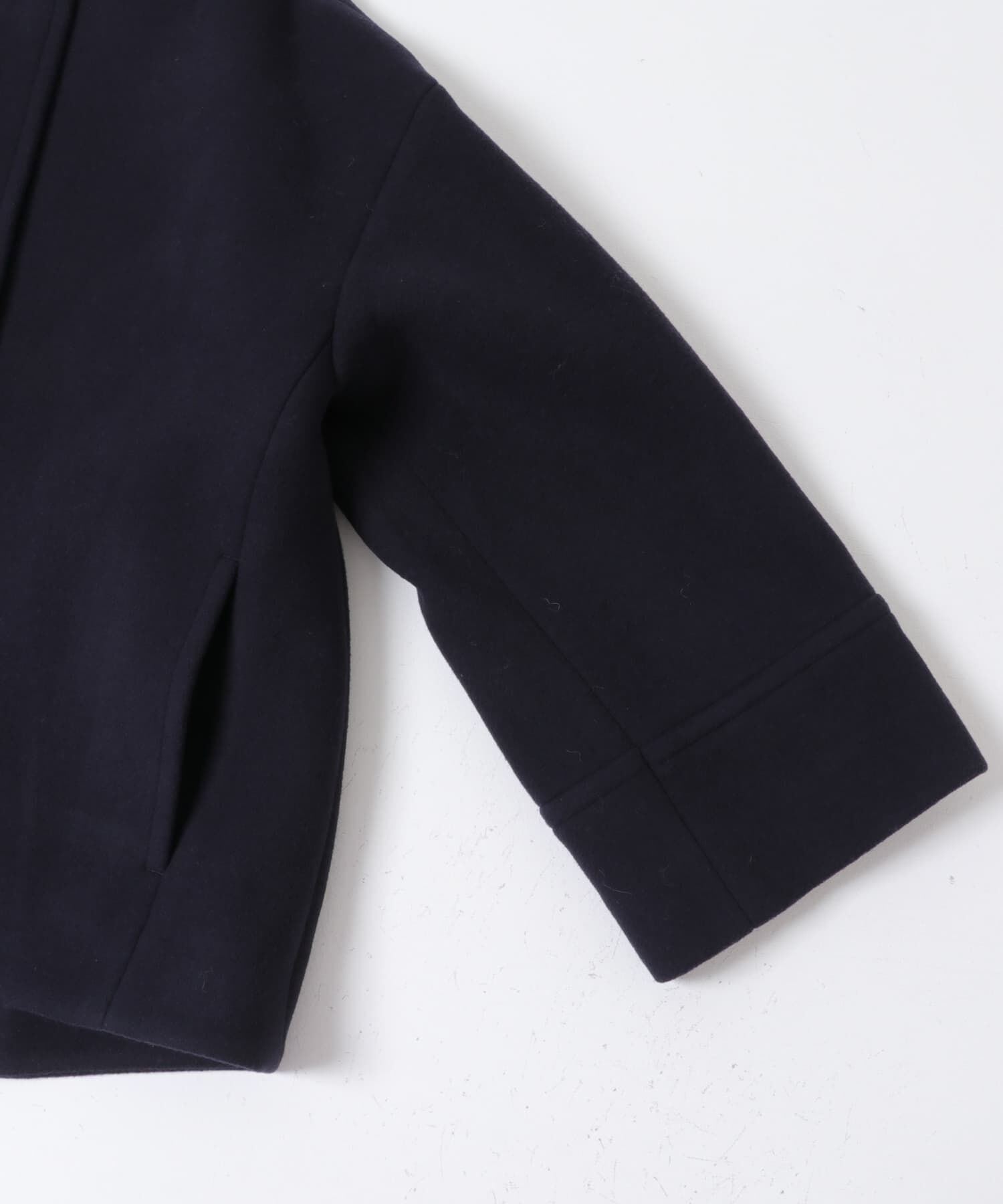 URBAN RESEARCH ROSSO「LA TORREショートノーカラーコート」|ノーカラーコート|