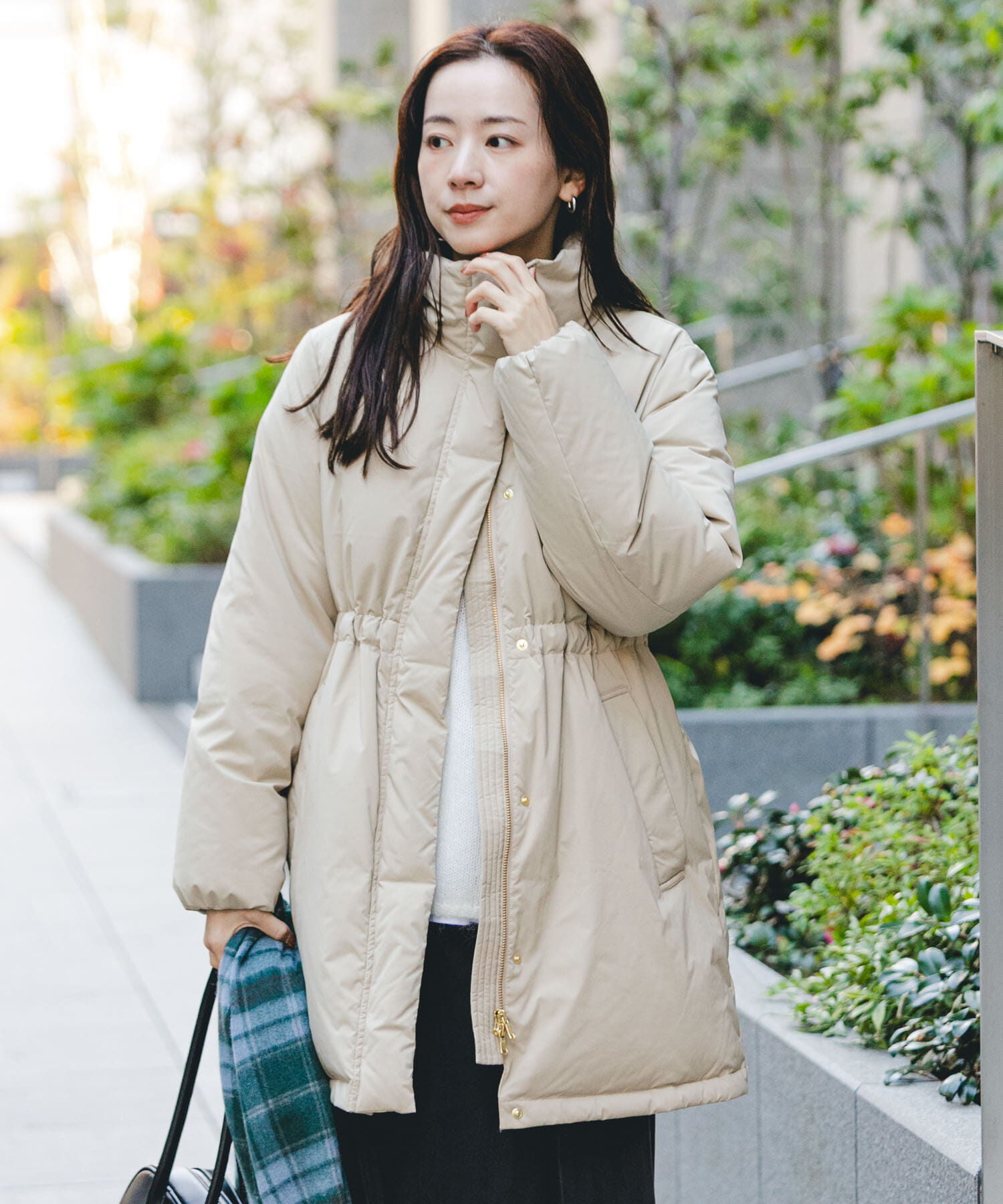 URBAN RESEARCH「スタンドカラードロストダウンコート」|ダウン|