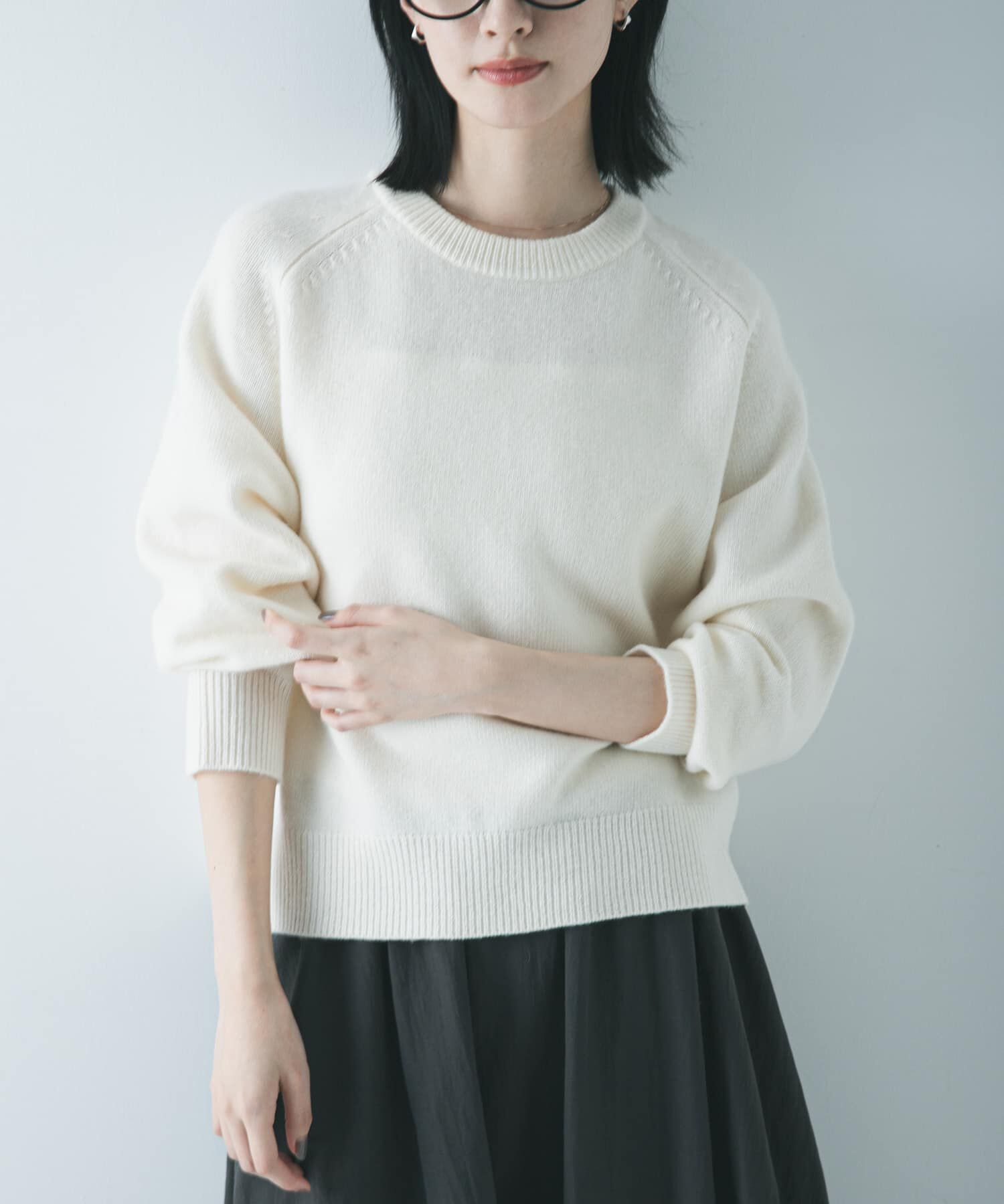 URBAN RESEARCH「ウォッシャブルウールカシミヤニット」|ニット・セーター|