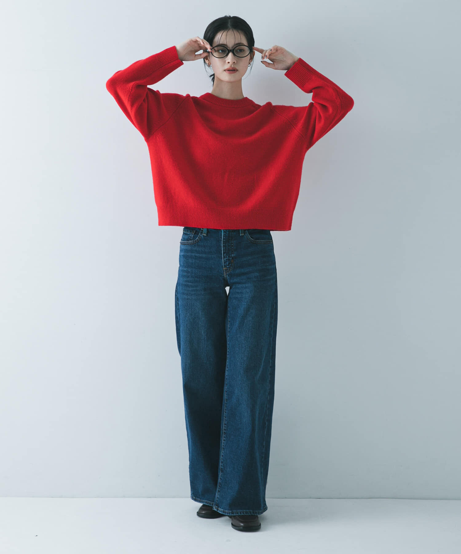 URBAN RESEARCH「ウォッシャブルウールカシミヤニット」|ニット・セーター|