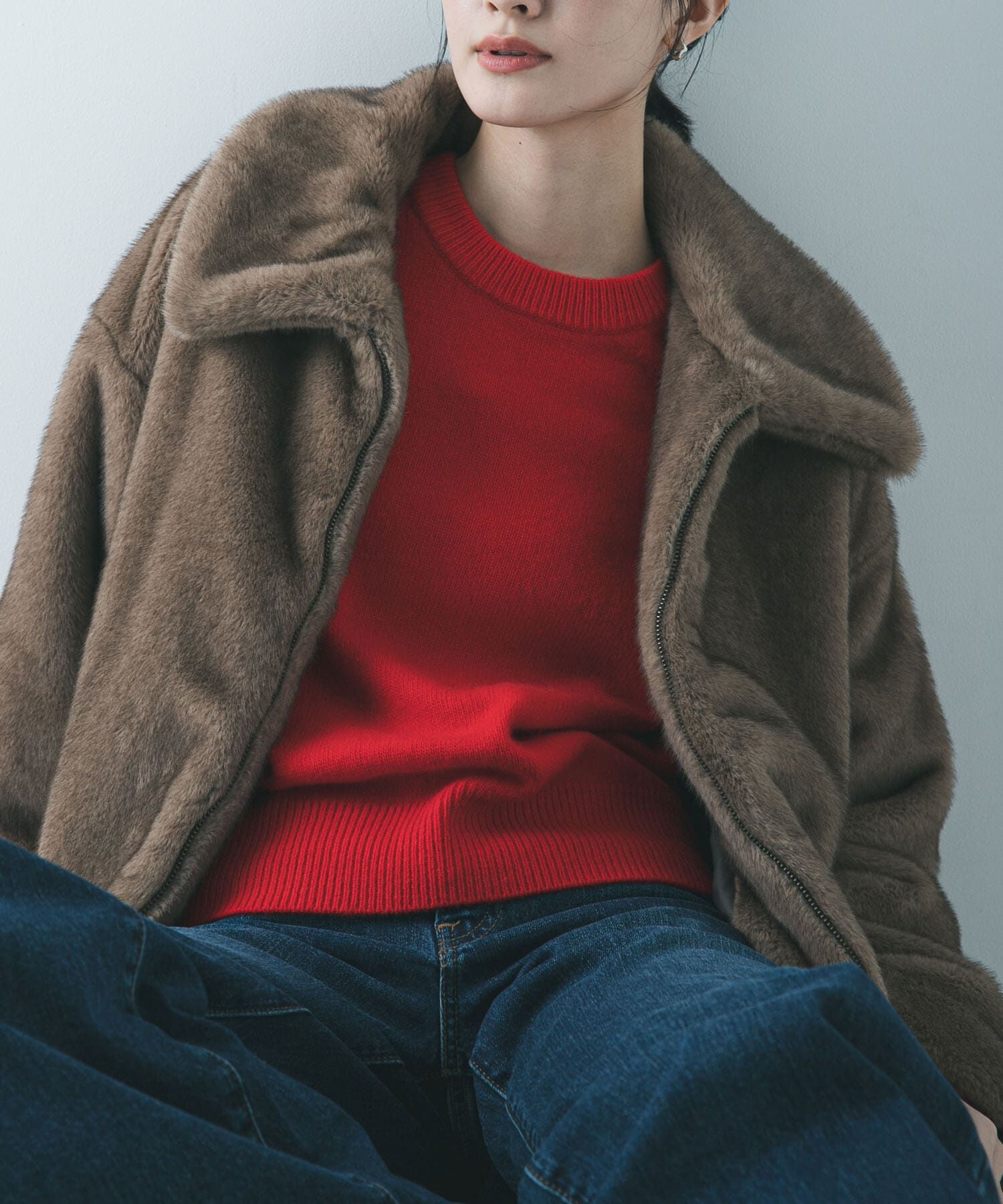 URBAN RESEARCH「ウォッシャブルウールカシミヤニット」|ニット・セーター|