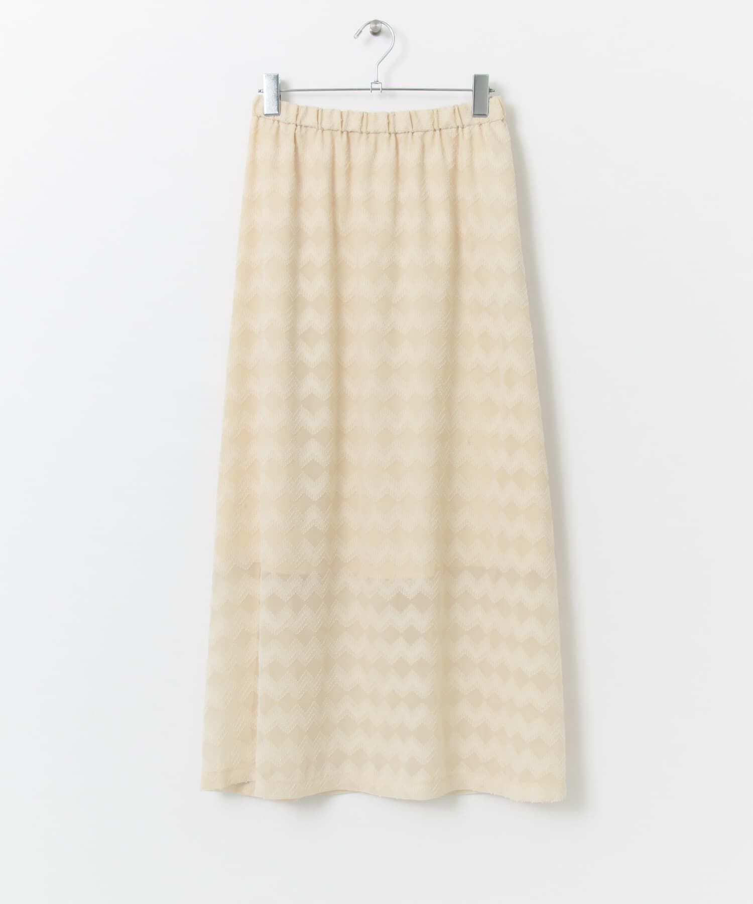 「KBF+　ジャガードフレアマキシスカート」|スカート|